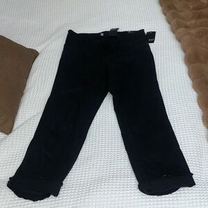 Kut from the Kloth Black High-Rise Slim Jeans